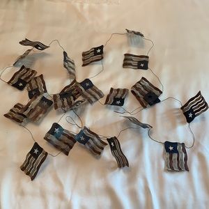 Flag Garland, 2 strands approximately 5.5, per strand